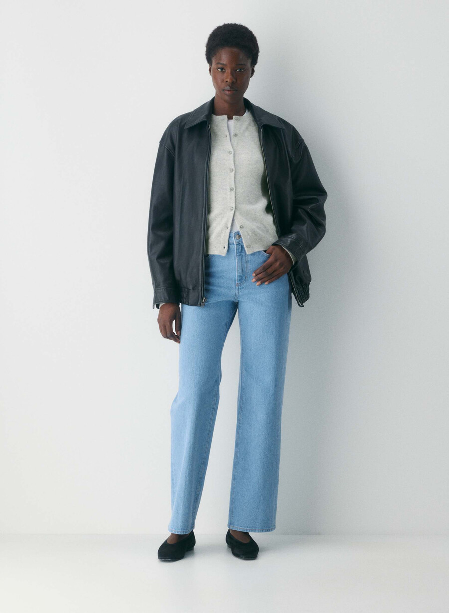 blugi denim forum remy curve-fit cu talie înaltă true super light albastru