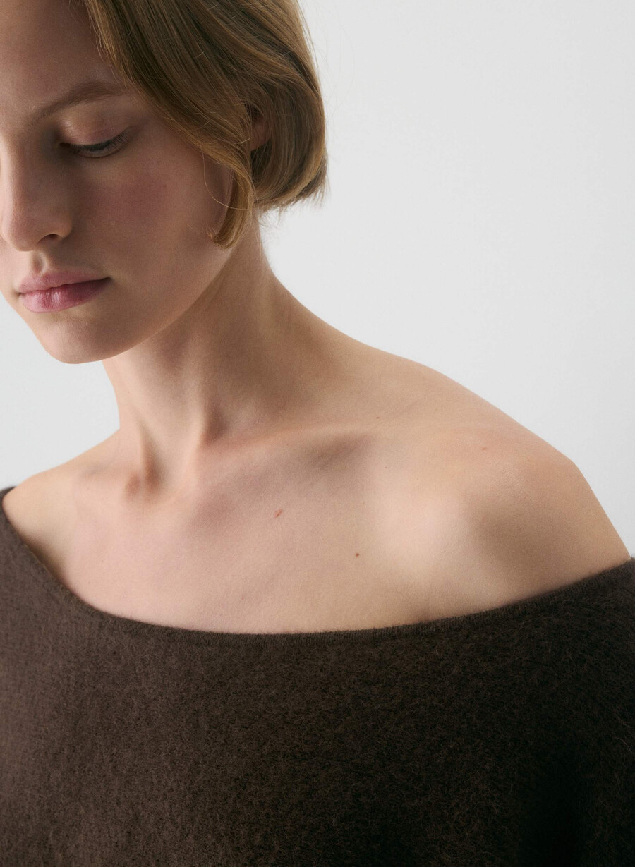 pulover softspoke rhoda maro mocha rich