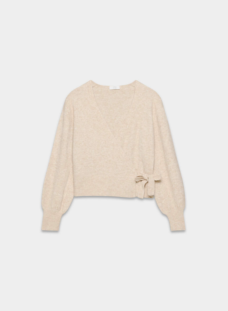 pulover softspoke cassidy culoare heather deschis cu fulgi de ovăz