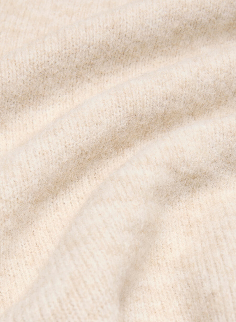 pulover softspoke cassidy culoare heather deschis cu fulgi de ovăz