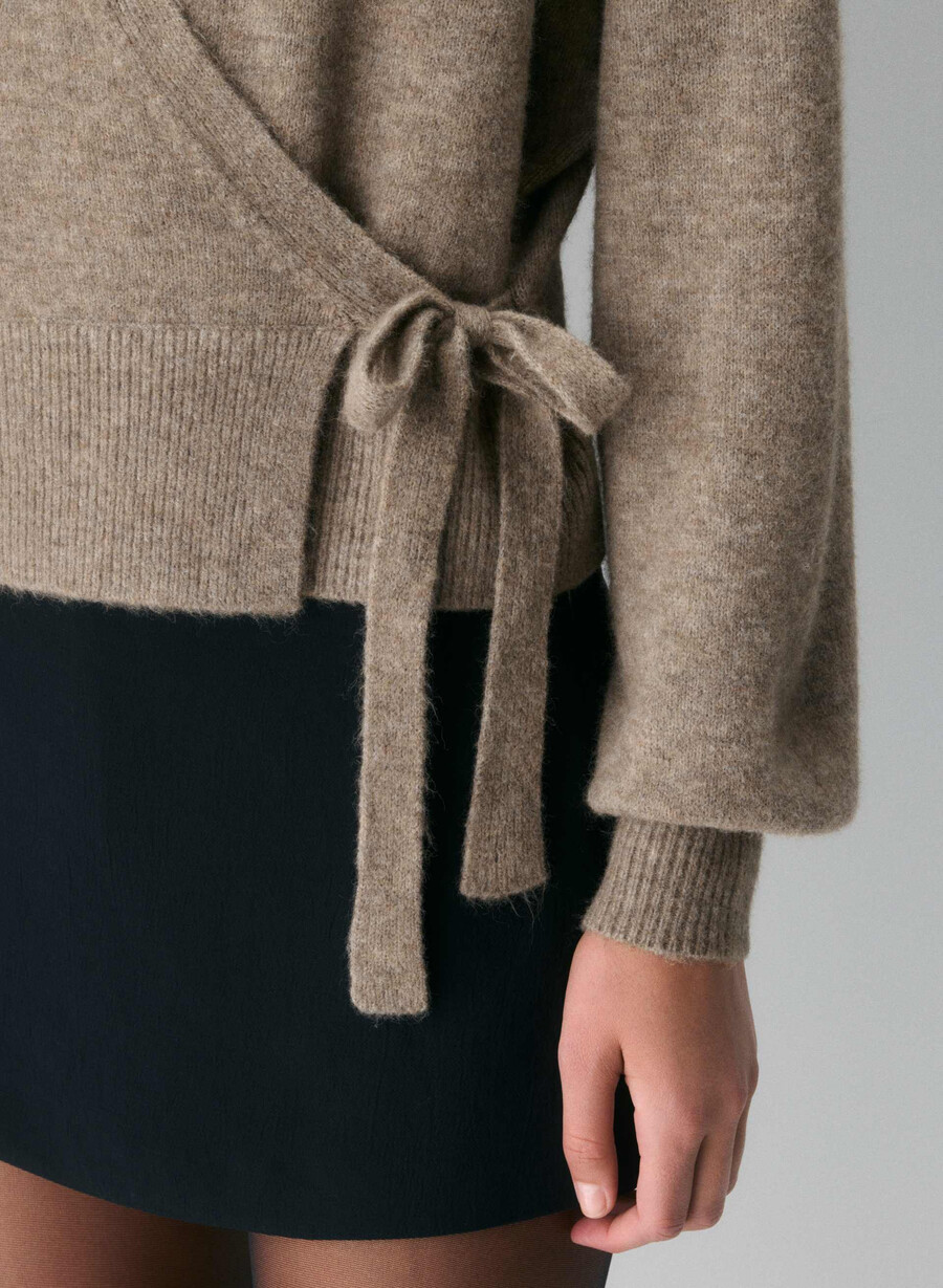 pulover softspoke cassidy heather nomad taupe