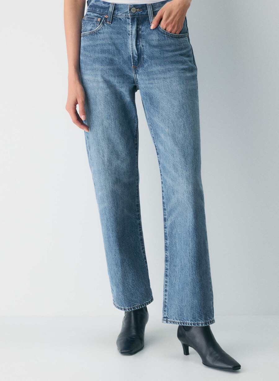denim forum blugi largi marlo cu talie înaltă din anii 90 5 ani kiss n tell black