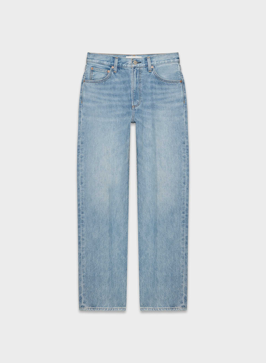 denim forum blugi largi marlo cu talie înaltă anii 90 bleu taboo 7 ani
