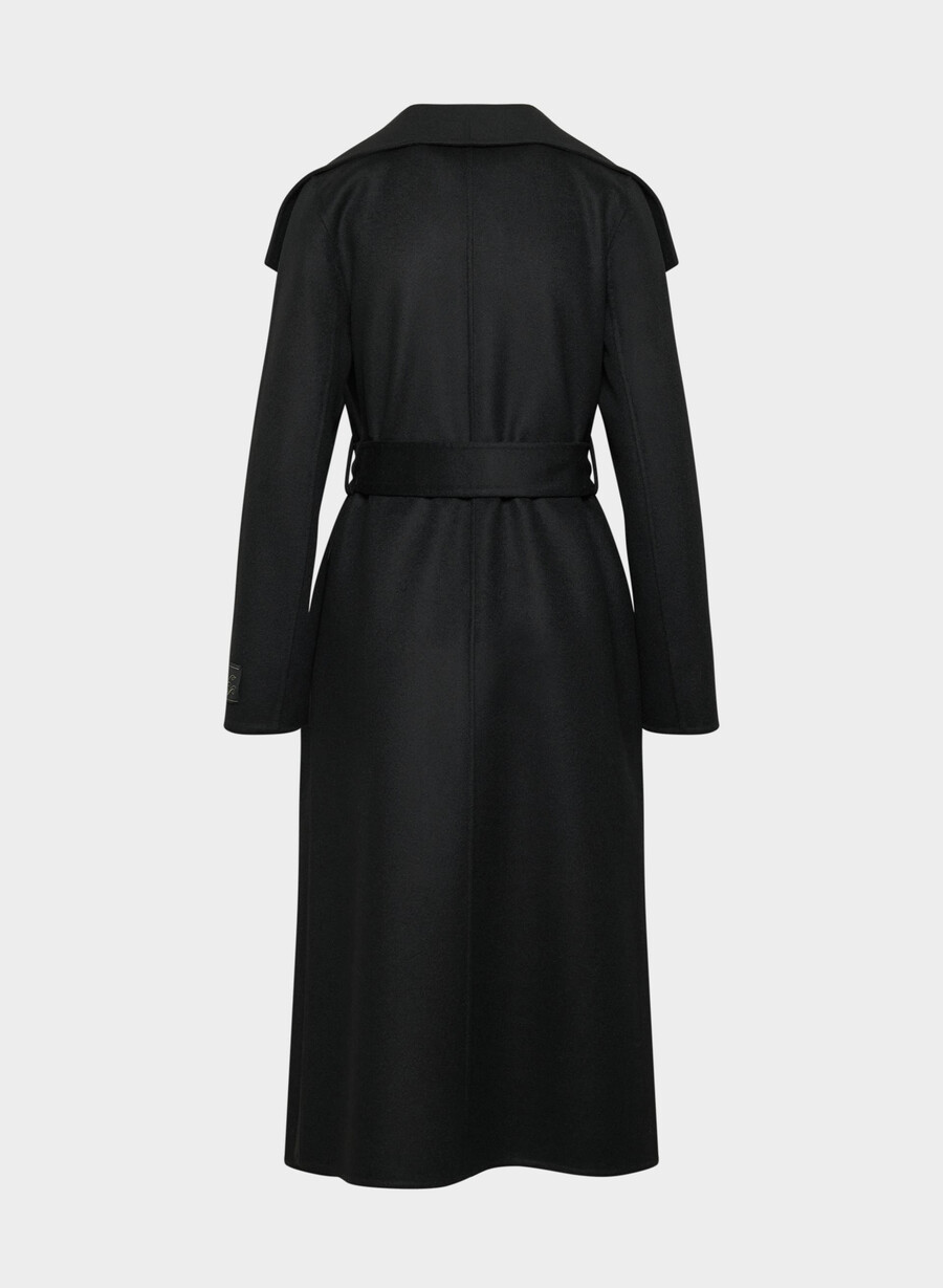 palton portfolio double face - luxe wool cashmere black