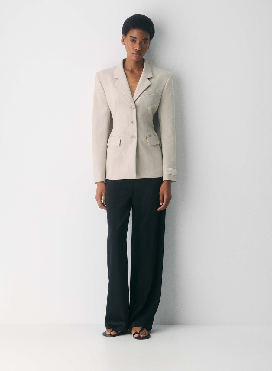sacou remarcabil - ressential heather matte pearl