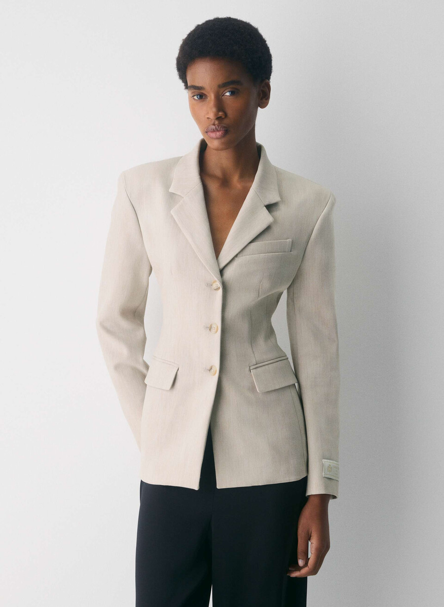 sacou remarcabil - ressential heather matte pearl