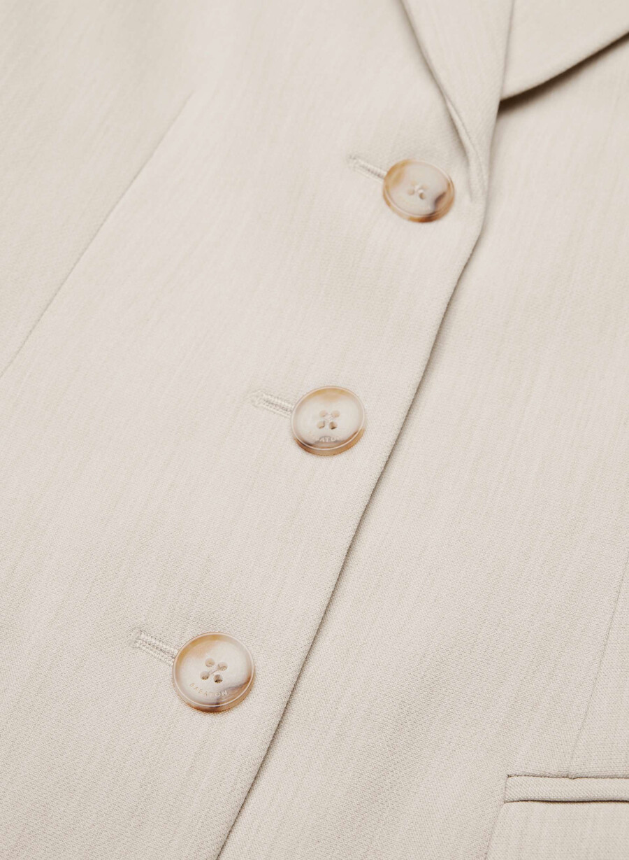 sacou remarcabil - ressential heather matte pearl