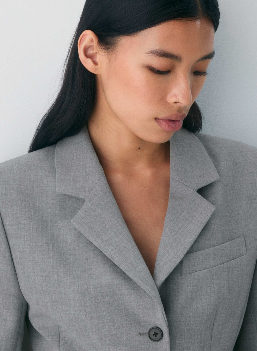 sacou remarcabil - ressential heather dark grey