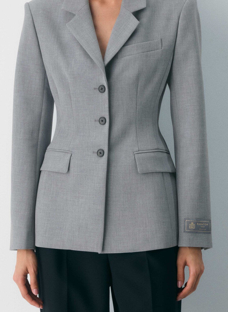 sacou remarcabil - ressential heather dark grey