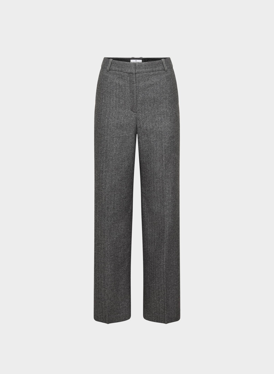 pantaloni agency - precision wool chaney negrugri