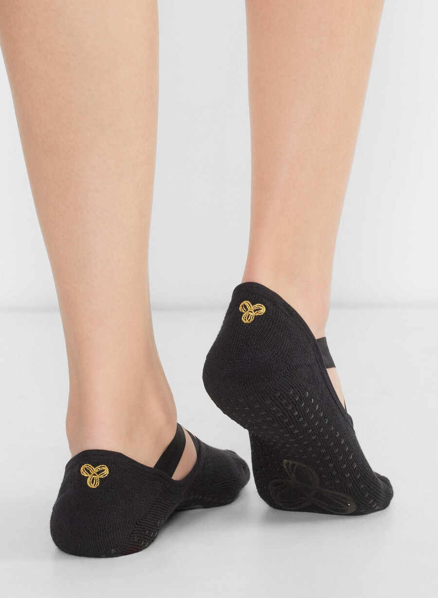 Șosete pilates stability pachet de 3 negrunegru