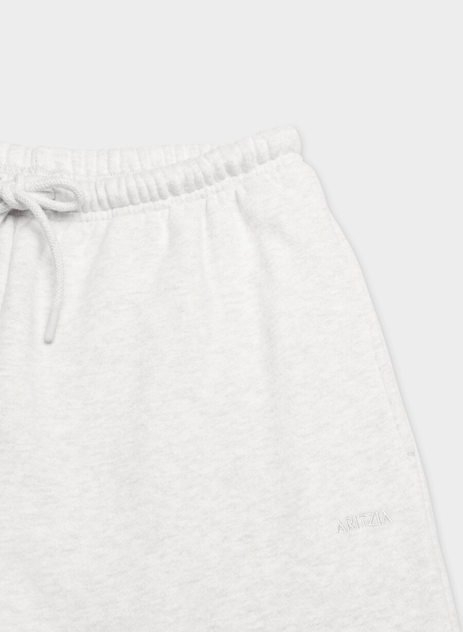 pantaloni de trening confortabili din fleece mega flutter alb-negru
