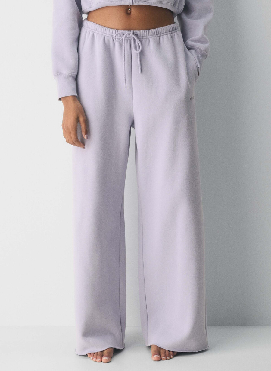 pantaloni de trening cozy sweatfleece mega flutter wildflower lilac