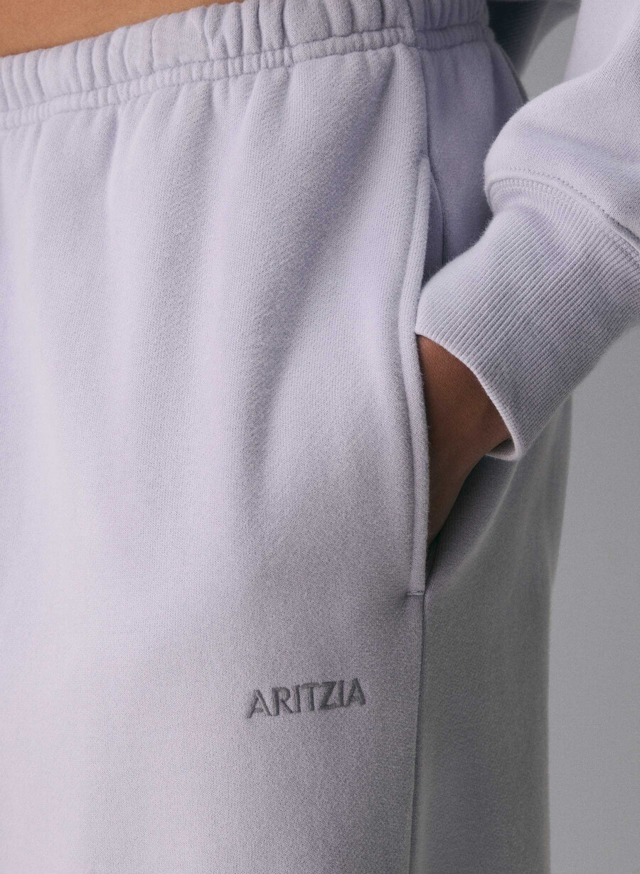 pantaloni de trening cozy sweatfleece mega flutter wildflower lilac