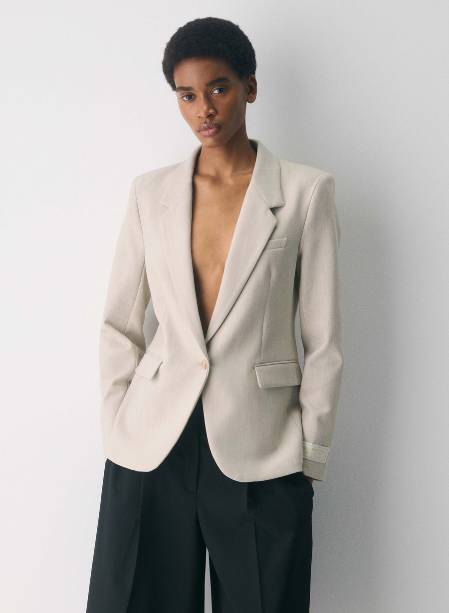 blazer producer - ressential heather matte pearl