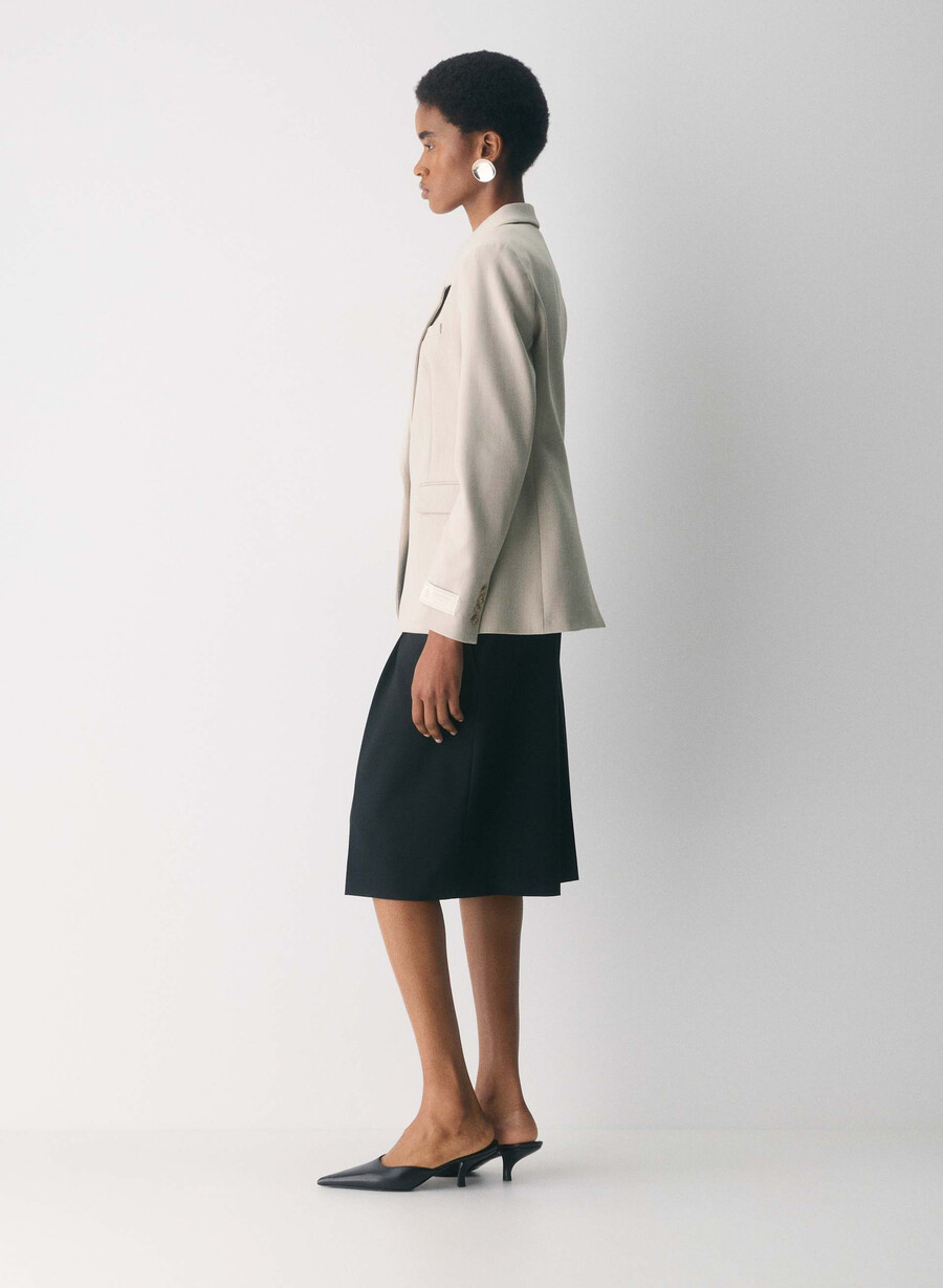 blazer producer - ressential heather matte pearl