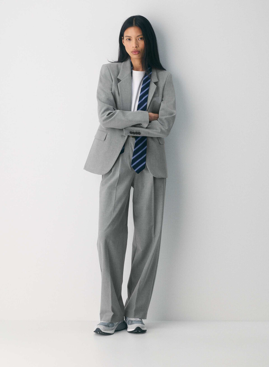 sacou producer - ressential heather dark grey