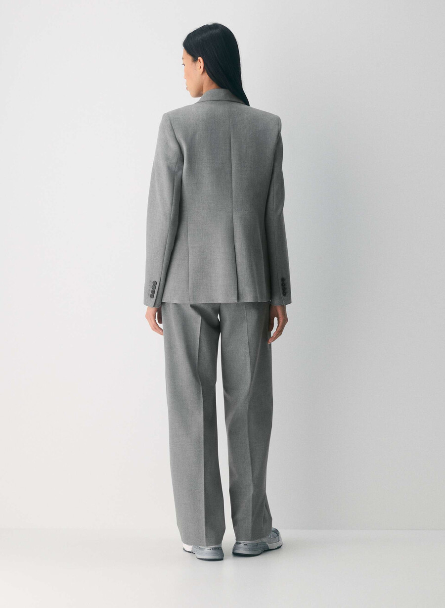 sacou producer - ressential heather dark grey
