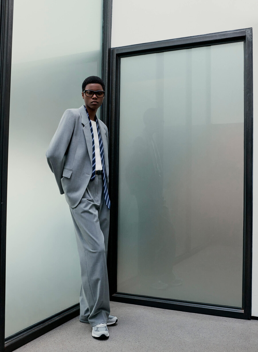 sacou producer - ressential heather dark grey