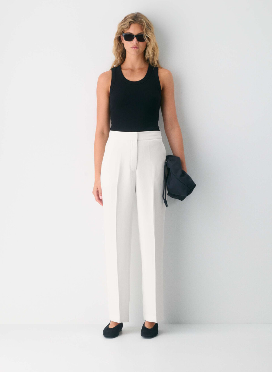 pantalonii limitless pant cu croială curbată - crepetă mesteacĂn deschis