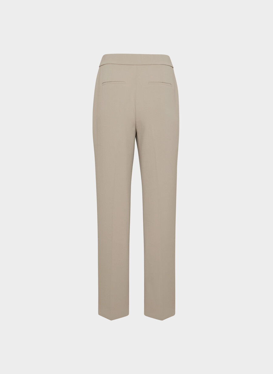 pantalonii limitless pant cu croială curbată - crepetă nomad taupe