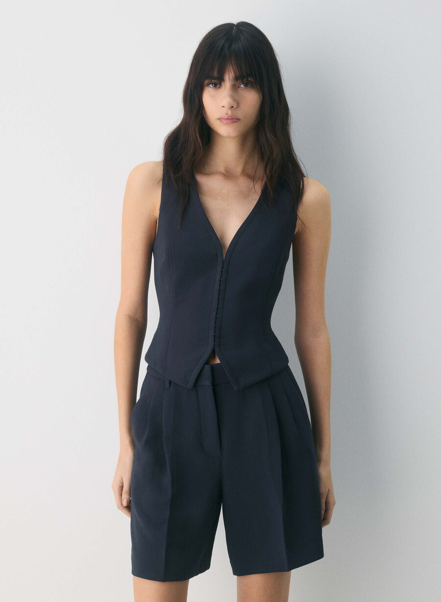 vestă vestimentară - crepette dark night navy