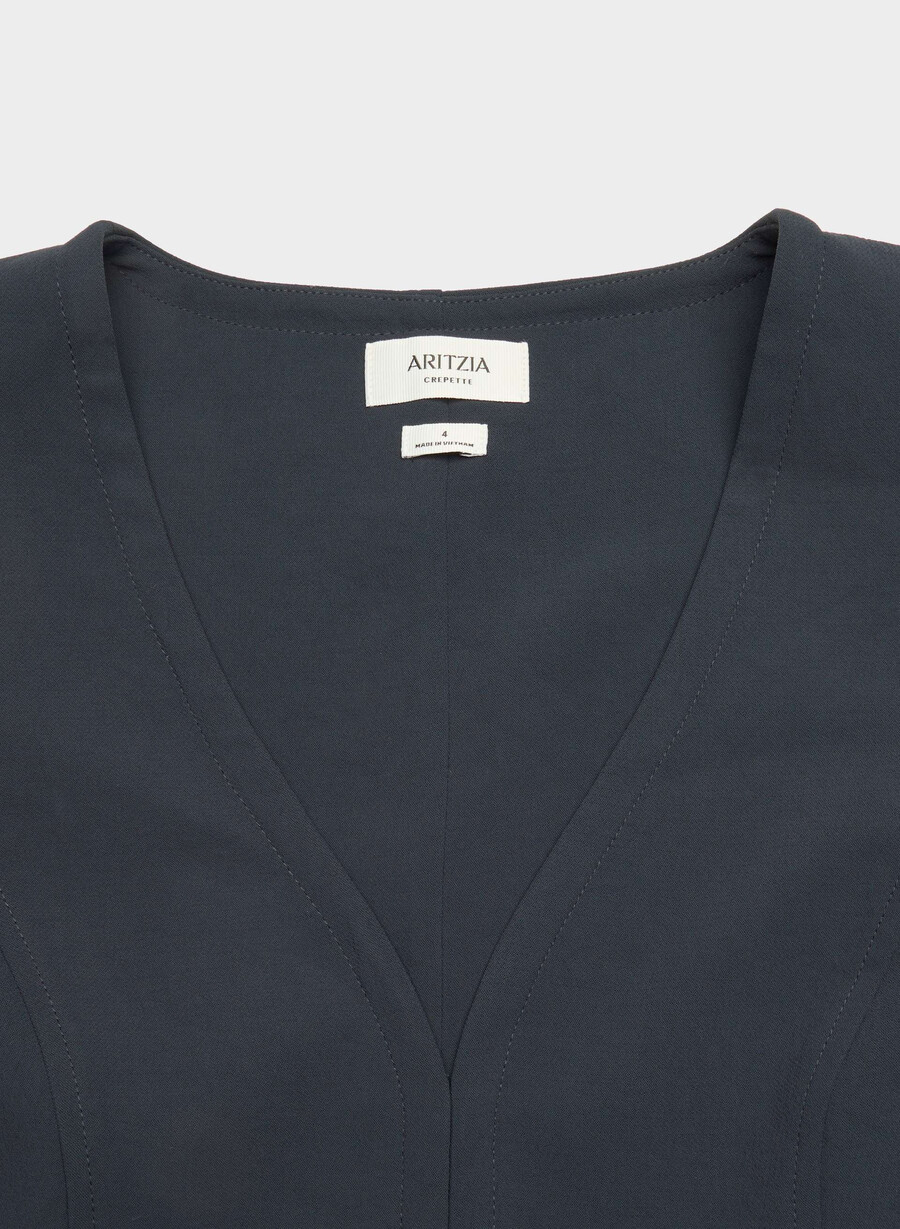 vestă vestimentară - crepette dark night navy