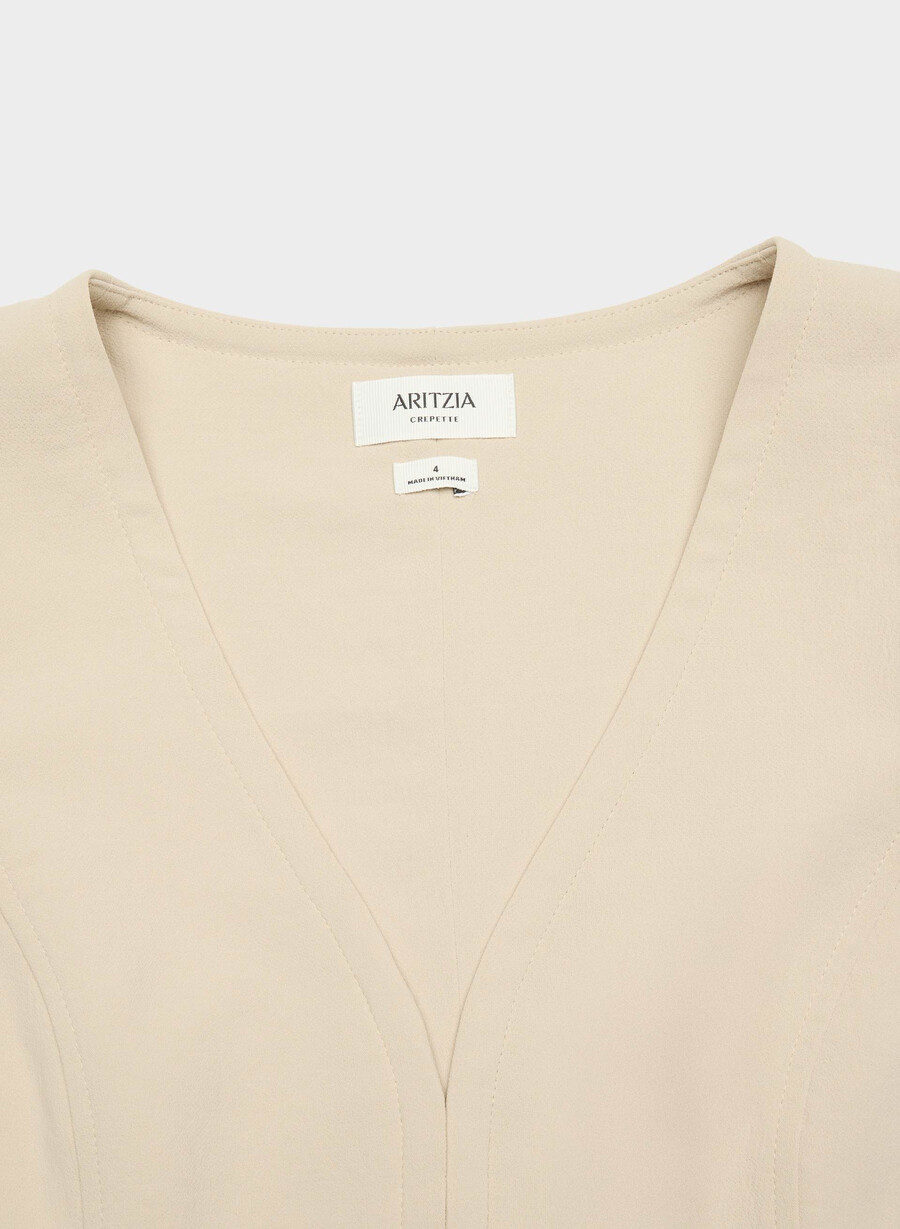 vesta vestimentara - crepette marcona beige
