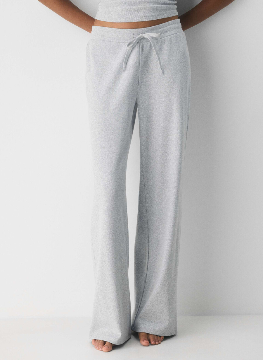pantaloni homestretch rib kickback heather chrome