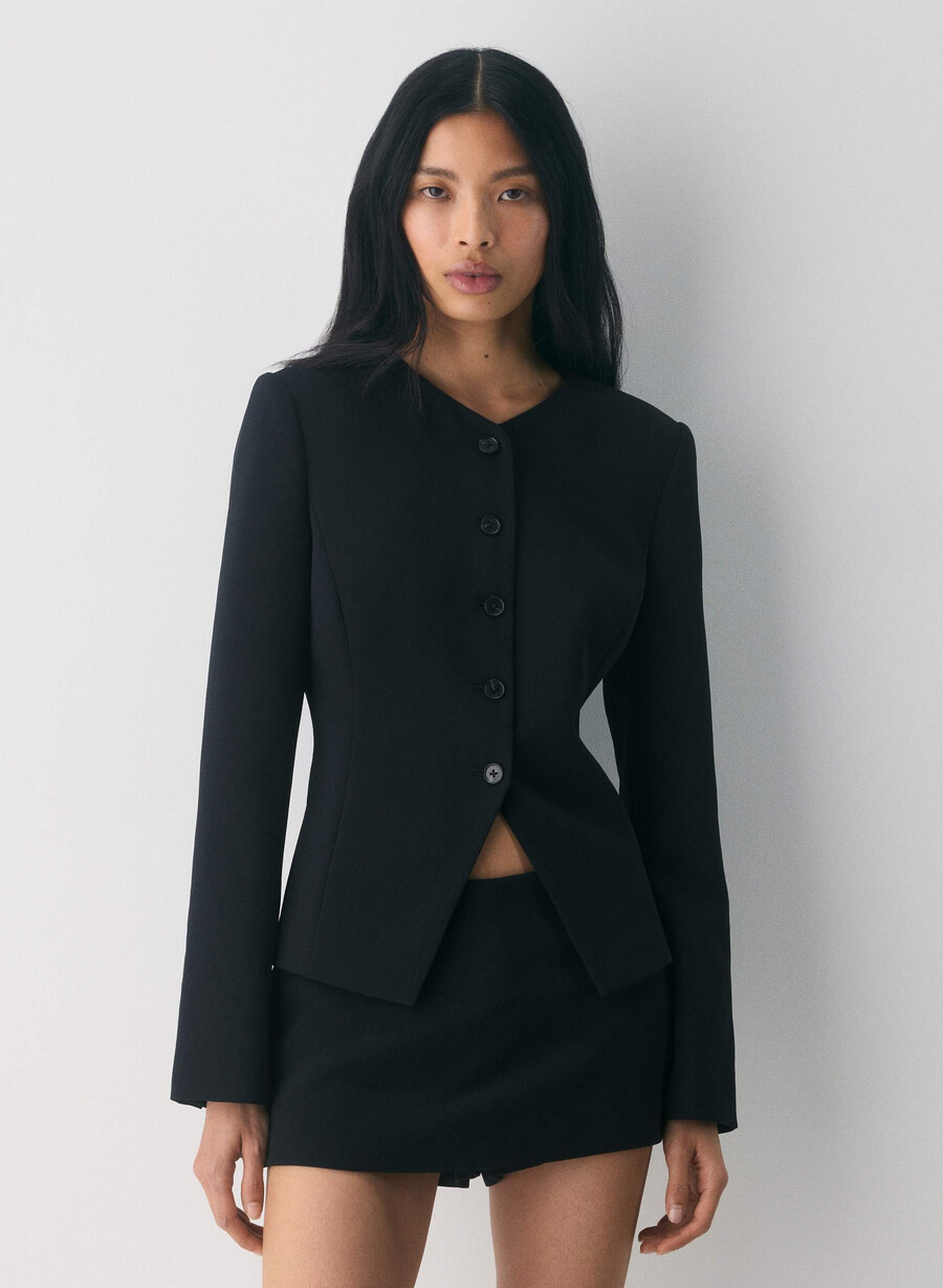 regal blazer - crepette negru