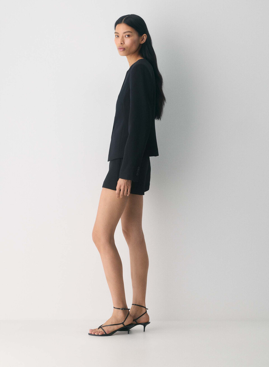 regal blazer - crepette negru