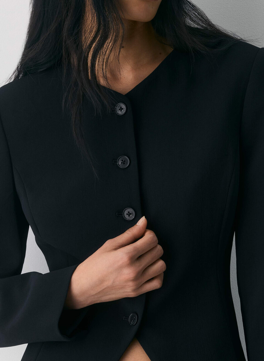 regal blazer - crepette negru