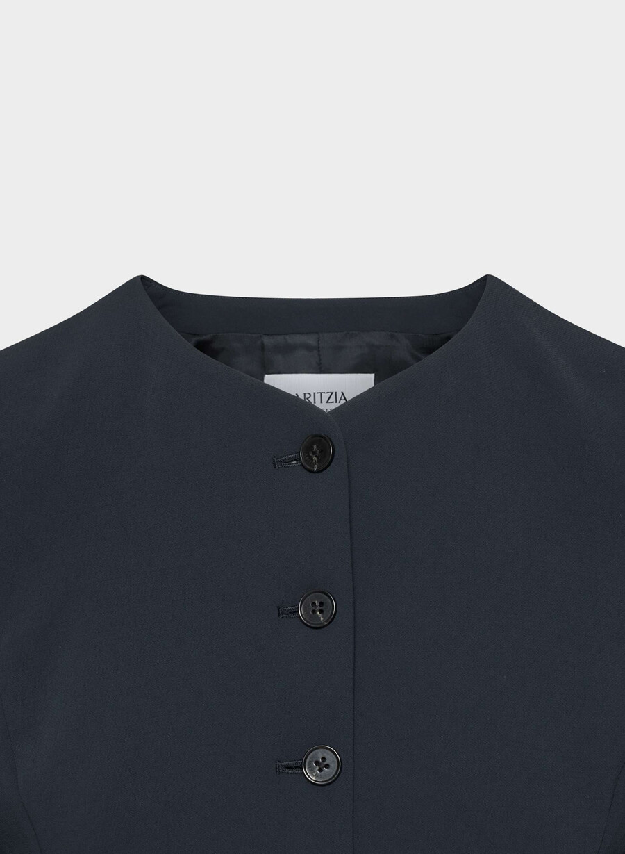 sacou regal - crepette bleumarin bleumarin Închis
