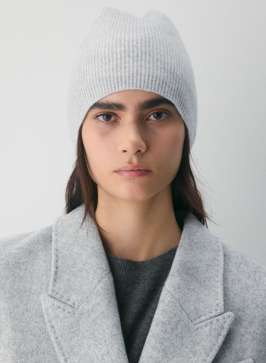 căciulă lejeră cu model cașmir model heather chrome