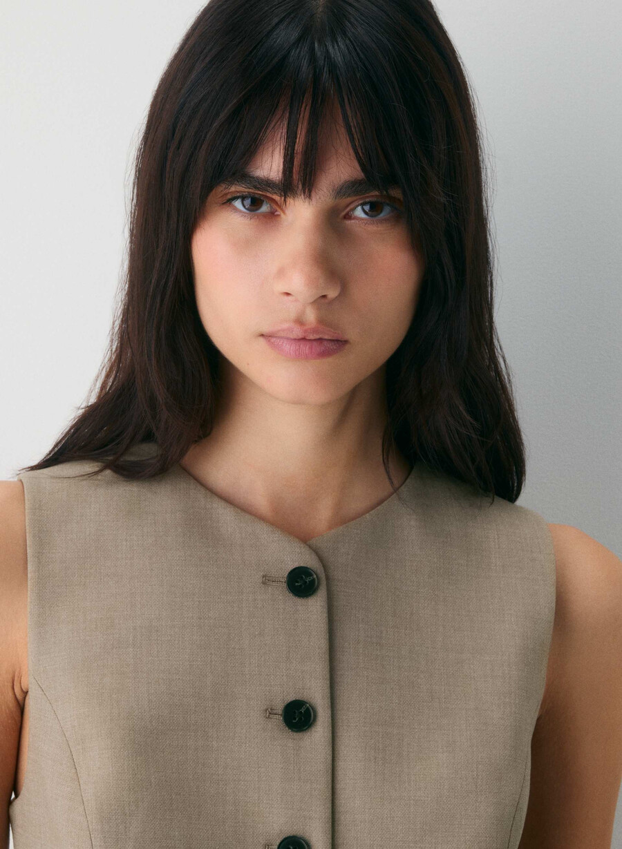 vestă regală - ressential heather nomad taupe