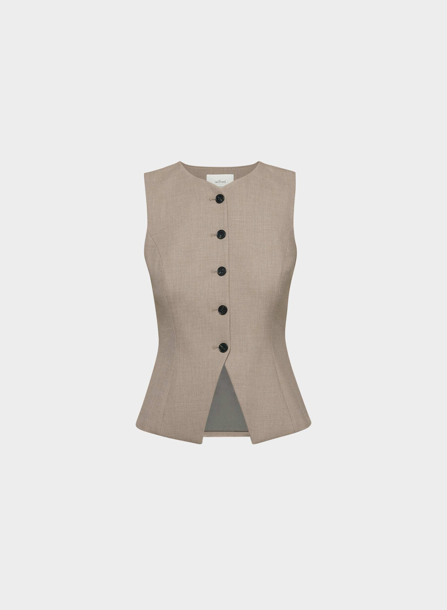 vestă regală - ressential heather nomad taupe