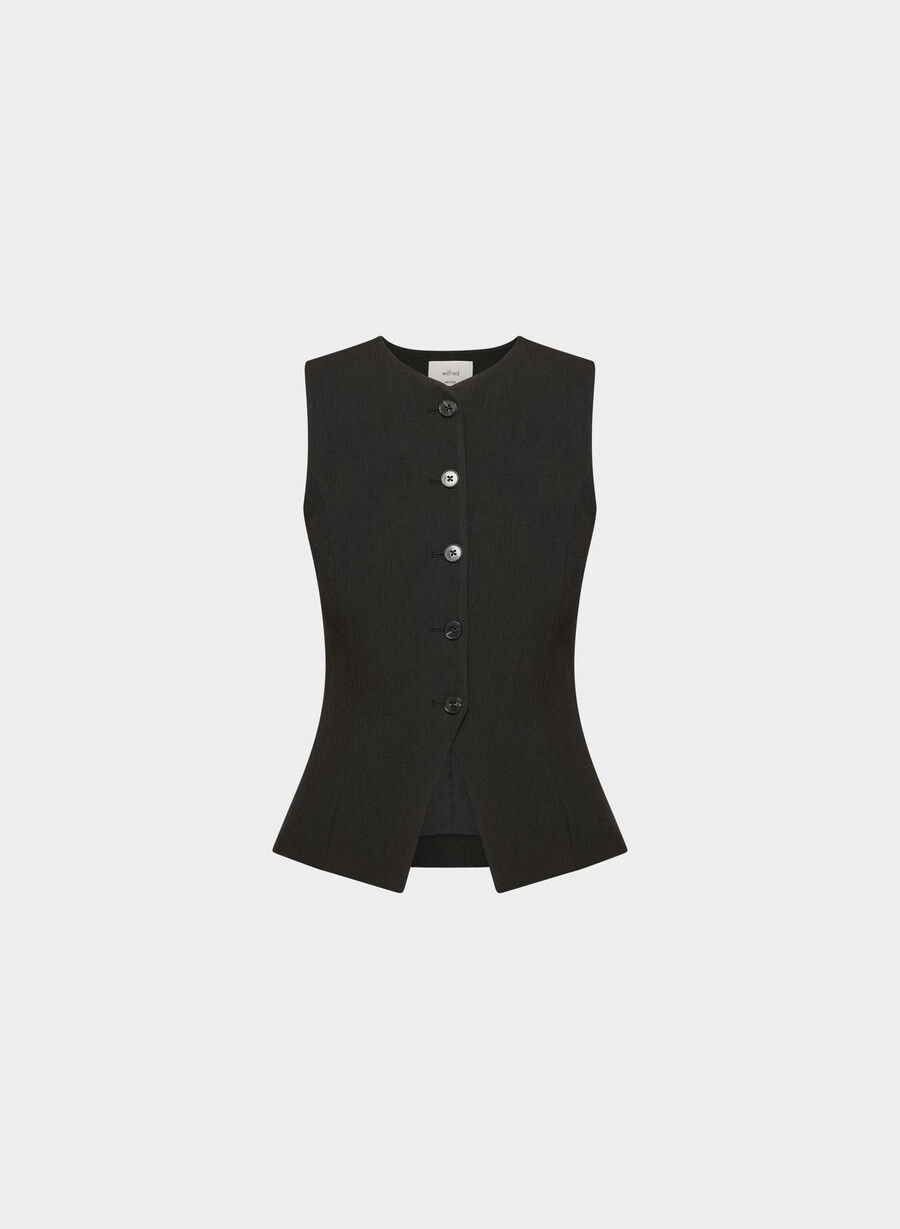 vestă regală - ressential heather black