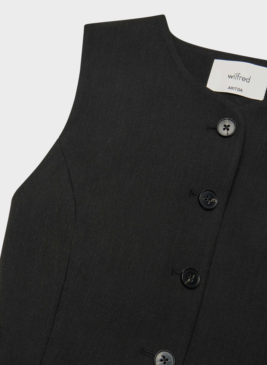 vestă regală - ressential heather black