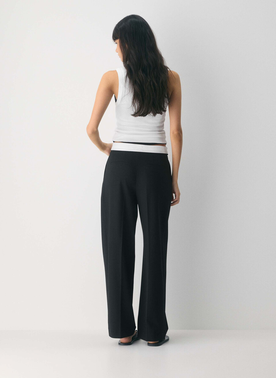 pantaloni bureau - ressential light negrucrem