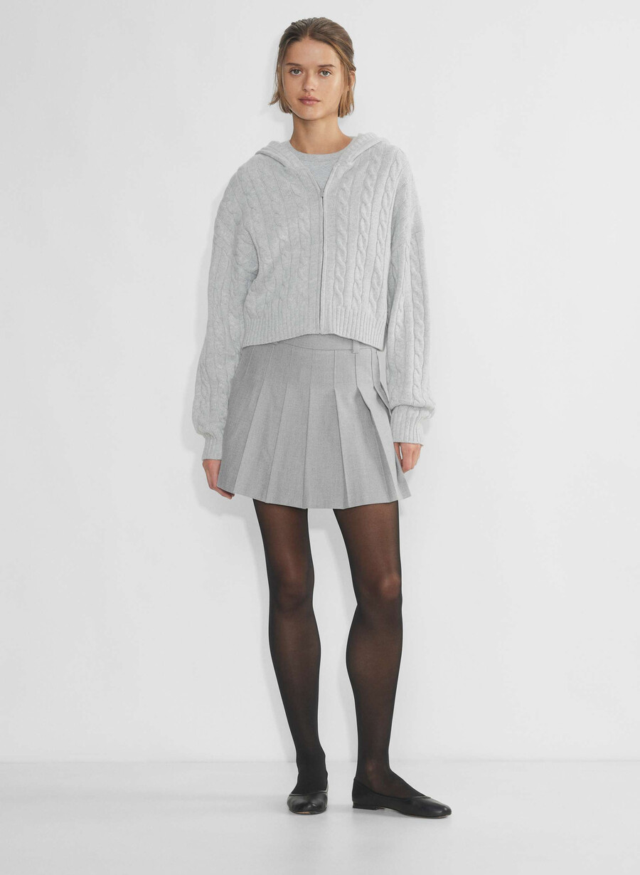 fustă mini oliv heather chrome