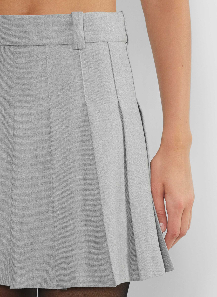 fustă mini oliv heather chrome