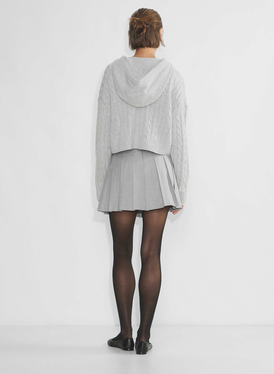 fustă mini oliv heather chrome
