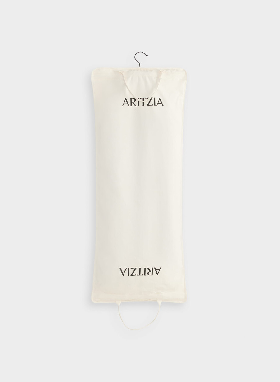 geantă de haine valet soft macadamia white