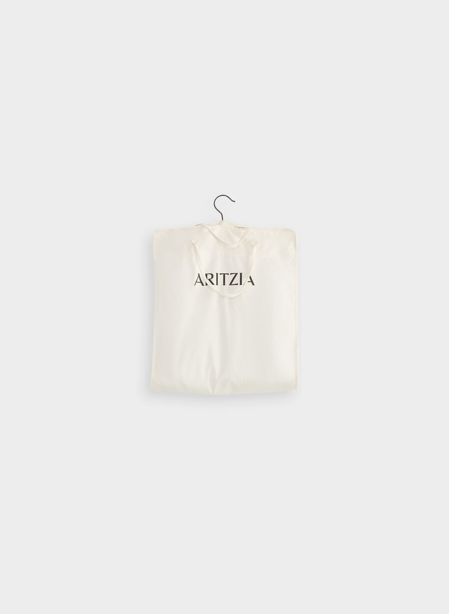 geantă de haine valet soft macadamia white