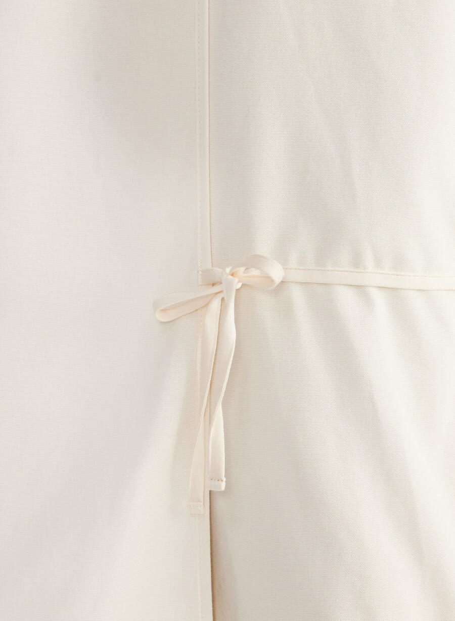 geantă de haine valet soft macadamia white
