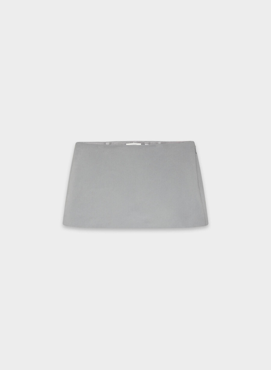 fustă scurtă cu imprimeu de bijuterie - crepette riverstone grey