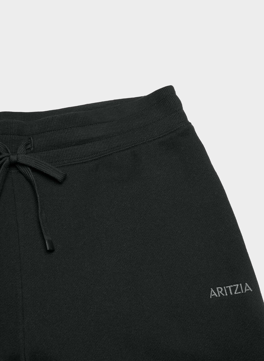 pantaloni de trening cozy sweatfleece perfect banded negri