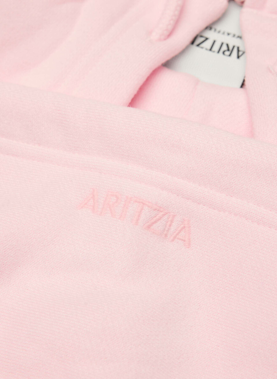 hanorac confortabil cu fermoar mega sweatfleece villa pink