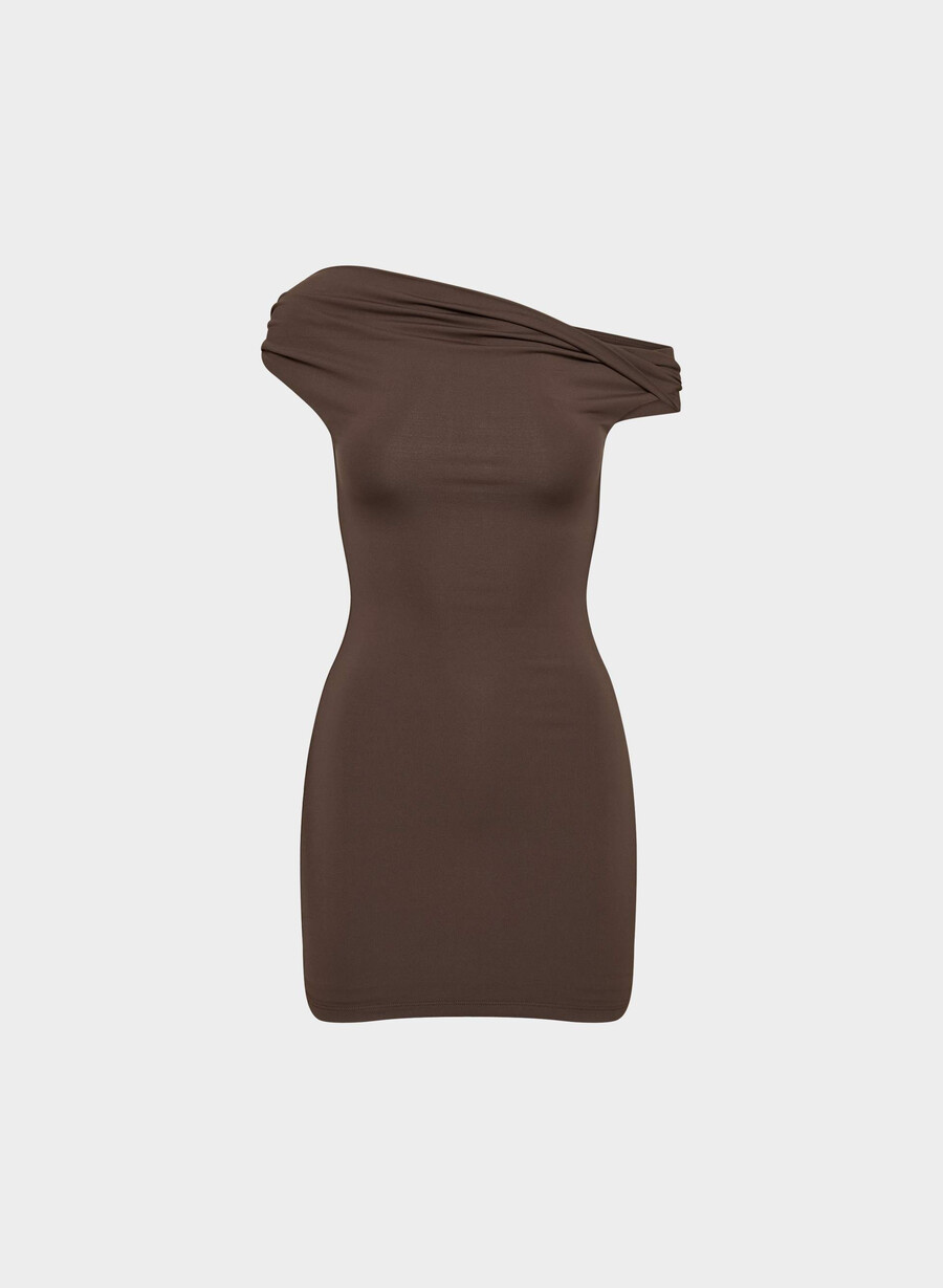 rochie original contour ravish maro mocha rich