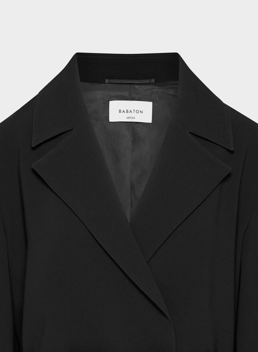 trench postage - sway crepe negru